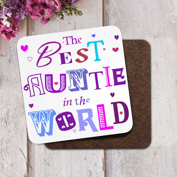 Best Auntie in the World Coaster