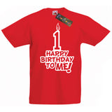 Toddler's Happy Birthday To Me Age 1 T-Shirt