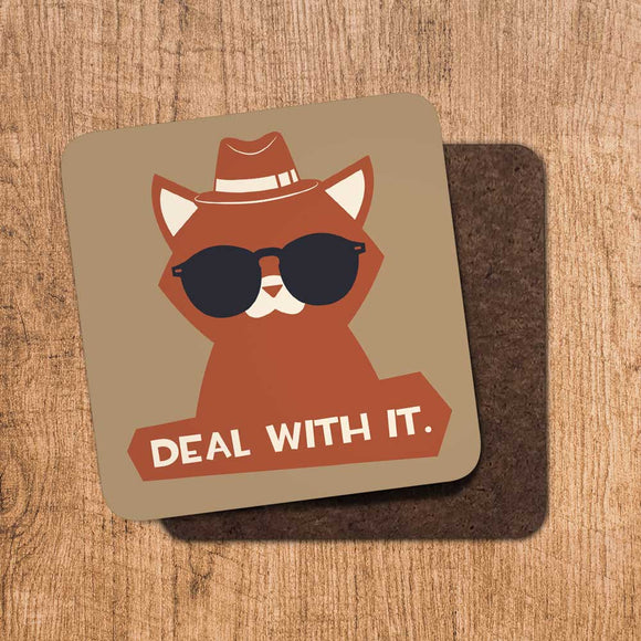 Deal With It Coaster
