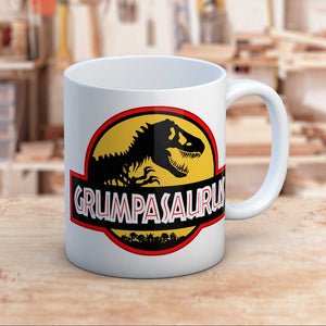 Grumpasaurus Jurassic Themed Dinosaur Gift Mug For Grumps