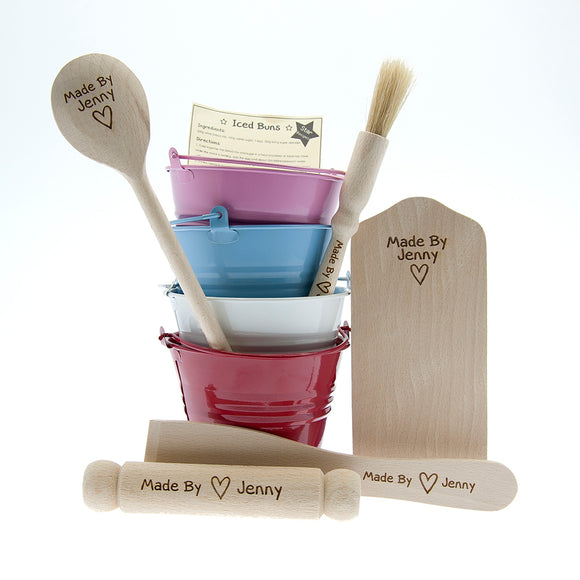 Children's Personalised Made By Baking Set
