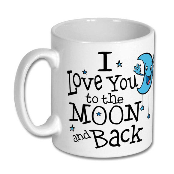 I Love You to the Moon and Back Mug