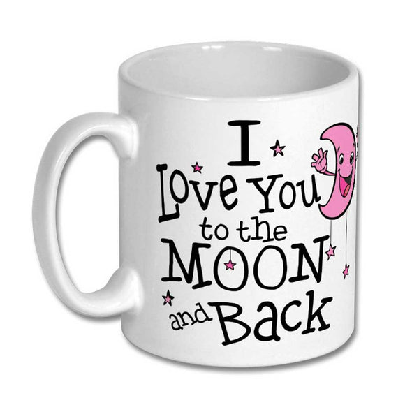 I Love You to the Moon and Back Mug