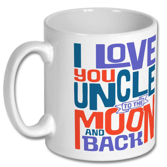 I Love You Uncle to the Moon and Back Mug