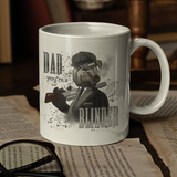 Peaky Blinders Inspired Bull Dog Dad You're a Blinder gift Mug for Fathers Day