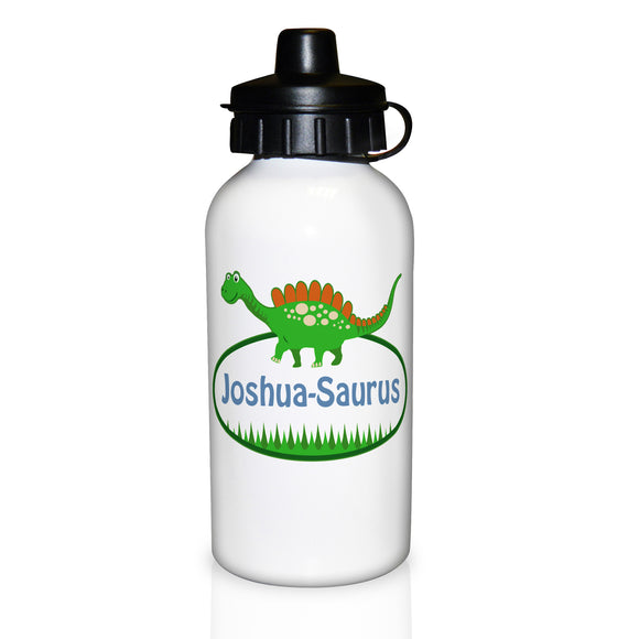 Child's Dinosaur drinks bottle personalised