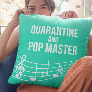 PopMaster Cushion Music Themed Quarantine and PopMaster Throw Cushion