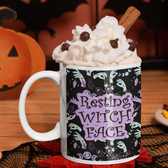 Resting Witch Face Fun Mug