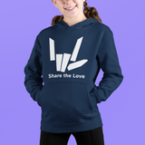 Share The Love ~ Sharer Kids Children's Girls and Boys Hoodie