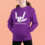 Share The Love ~ Sharer Kids Children's Girls and Boys Hoodie
