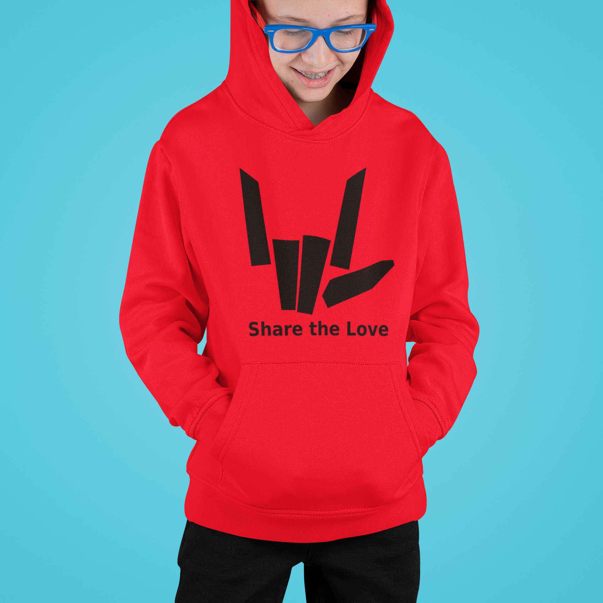 Share The Love Hoodie Doodleman