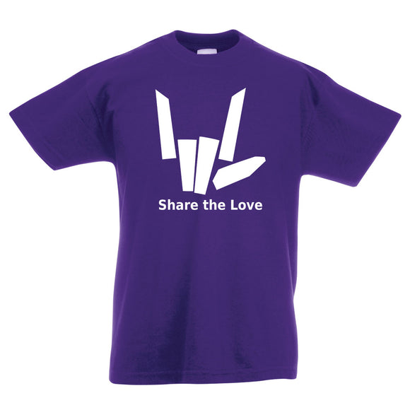 Share The Love Child's Sharer Logo T-Shirt