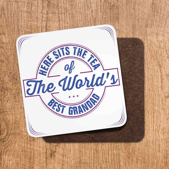 Tea Worlds Best Grandad Coaster