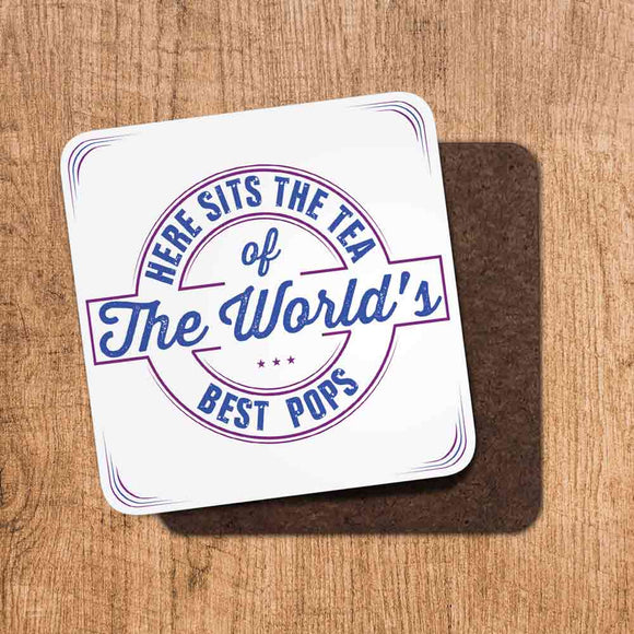 Tea Worlds Best Pops Coaster