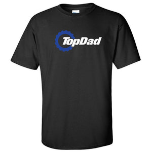 Top Dad Top Gear Men's Black T-Shirt