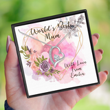 World's Best Mum Eternal Heart Necklace