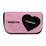 Personalised #ZAMFAM Rebecca Zamolo Girls Makeup Bag