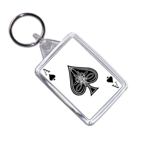 Ace Of Spades Keyring