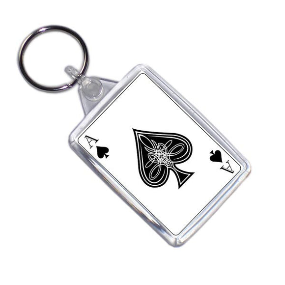 Ace Of Spades Keyring