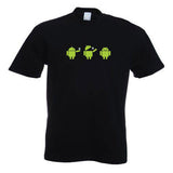 Android Eating Apple Fun T-Shirt