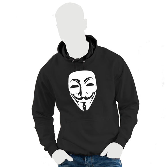 Anonymous V for Vendetta Guy Fawkes Adult Black Hoodie