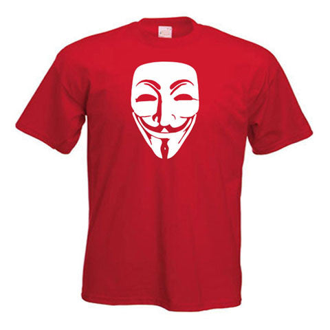 Anonymous V For Vendetta Guy Fawkes Mask T Shirt –