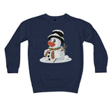 Fun Rubber Duck Christmas Snowman Kids Sweatshirt