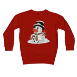 Fun Rubber Duck Christmas Snowman Kids Sweatshirt