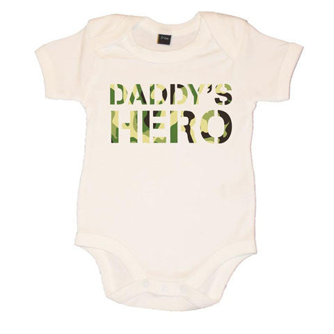 Daddy's Hero Boys Baby Vest