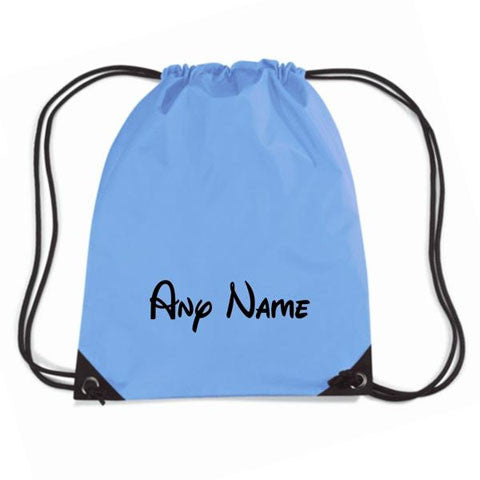 Disney Style Print Personalised Gym Bag