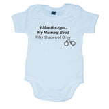 Fun Fifty Shades of Grey 9 Months Ago Baby Vest