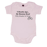 Fun Fifty Shades of Grey 9 Months Ago Baby Vest