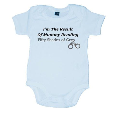Fun Fifty Shades of Grey Result Baby Vest