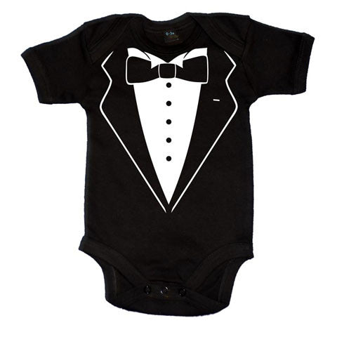 Fun Tuxedo Baby Vest