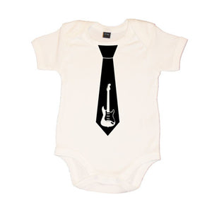 Guitar Tie Motif Baby Vest