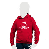 Hello Kitty Motif Personalised Child's Hooded Top