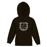 Horseshoe and Horse Motif Personalised Childs Hooded Top