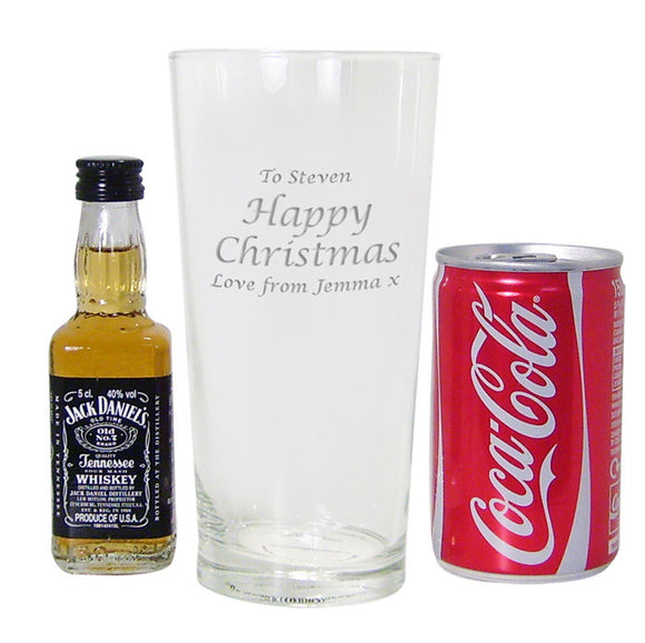Jack Daniels and Coke Christmas Gift Set