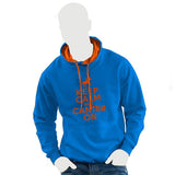 Keep Calm and Canter On Adults Unisex Varsity Hoodie