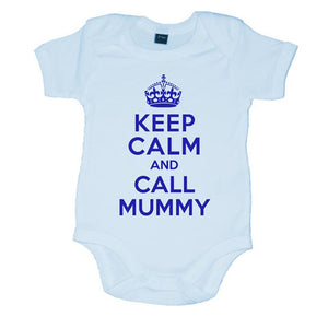 Keep Calm And Call Mummy Boys Baby Vest