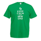 Keep Calm I'm A New Dad Motif T-Shirt For Dad