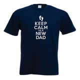 Keep Calm I'm A New Dad Motif T-Shirt For Dad