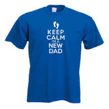 Keep Calm I'm A New Dad Motif T-Shirt For Dad