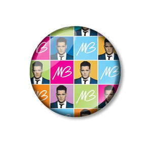 Michael Bublé Warhol Style 25mm Pin Backed Button Badge