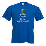 Minecraft Keep Calm and Play Minecraft Adults T-Shirt