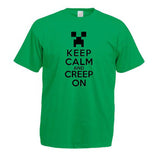 Minecraft Keep Calm And Creep On Child's T-Shirt