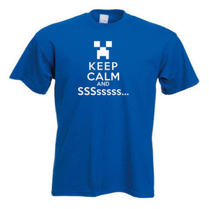 Minecraft Keep Calm And SSSsssss Child's T-Shirt
