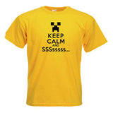 Minecraft Keep Calm And SSSsssss Child's T-Shirt