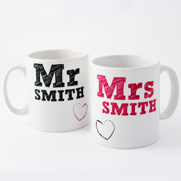 Mr and Mrs Mug set