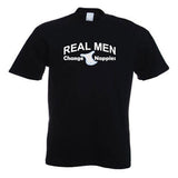 Real Men Change Nappies Fun T-Shirt For Dads